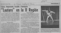 "Lautaro" en la II Región.  [artículo]