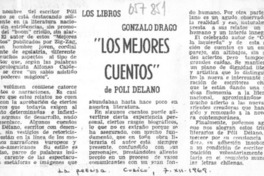 Los mejores cuentos  [artículo] Gonzalo Drago.