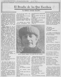 El desafío de los que escriben