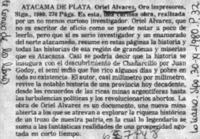 Atacama de plata.  [artículo]