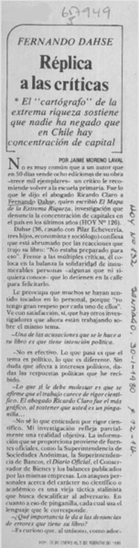 Réplica a las críticas