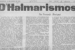 D'Halmarismos  [artículo] Fernando Binvignal.