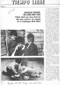 Criarlos felices, un libro muy útil.  [artículo]