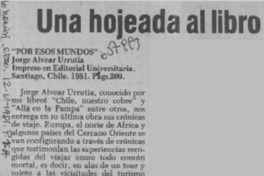 Una hojeada al libro.  [artículo]