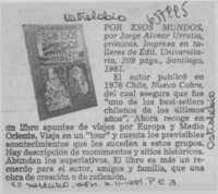 Por esos mundos.  [artículo]