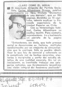 Claro como el agua.  [artículo]