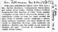 Por los caminos de Chile.  [artículo]
