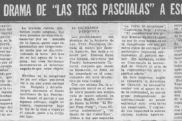 El drama de "Las tres pascualas" a escena.