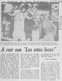 A reír con "Los años locos".