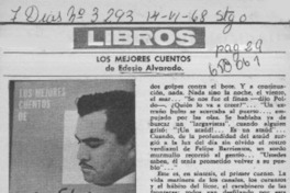 Los mejores cuentos de Edesio Alvarado  [artículo] C. P.