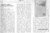 Fin de los gobienos de Aristocráticos.  [artículo]