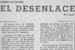 El Desenlace  [artículo] Aniel.