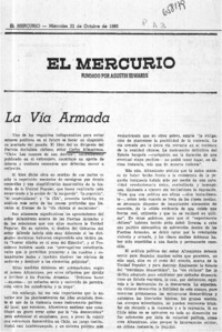 La vía armada.  [artículo]