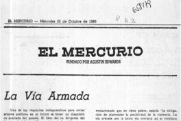 La vía armada.  [artículo]
