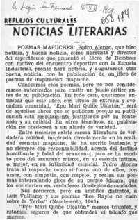 Noticias literarias.  [artículo]