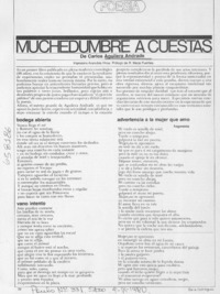 Muchedumbre a cuestas.