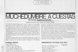 Muchedumbre a cuestas.