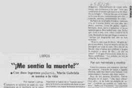 "¡Me sentía la muerte!"