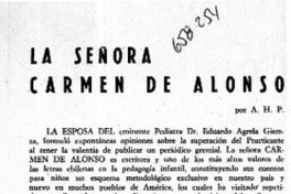 La señora Carmen de Alonso  [artículo] A. H. P.