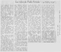 Las vidas de Pablo Neruda