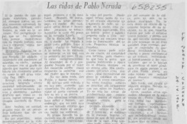 Las vidas de Pablo Neruda