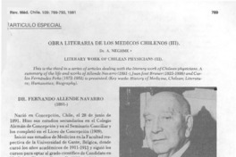 Dr. Fernando Allende Navarro (1891-)