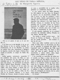 Las vidas de Pablo Neruda, de Margarita Aguirre.