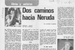 Dos caminos hacia Neruda
