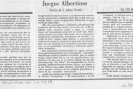 Juegos albertinos