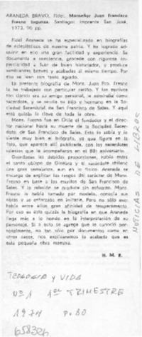 Monseñor Juan Francisco Fresno Ingunza