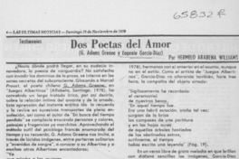 Dos poetas del amor