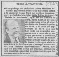 Desde la trastienda.