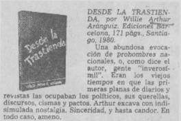 Desde la trastienda.