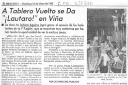 A tablero vuelto se da "¡Lautaro!" en Viña.  [artículo]