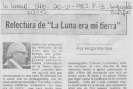 Relectura de "La luna era mi tierra"