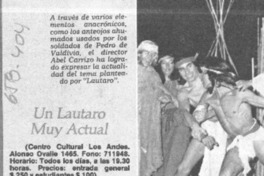 Un Lautaro muy actual.  [artículo]