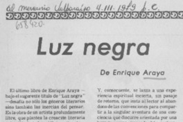 Luz negra
