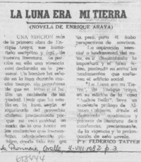 La luna era mi tierra
