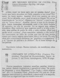 Mis mejores recetas de cocina.