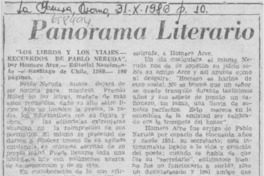 Los libros y los viajes