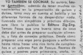 Yo también sé cocinar