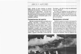 Desequilibrios en el planeta  [artículo] Gerardo Sáinz.