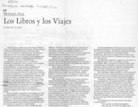 Los libros y los viajes