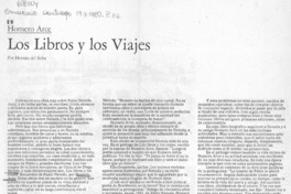 Los libros y los viajes