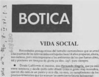 Vida social  [artículo]