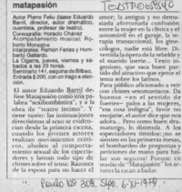 Teatro.  [artículo]