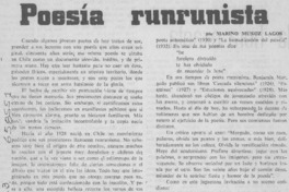 Poesía runrunista