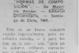 Normas de composición
