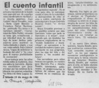El Cuento infantil.