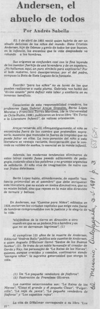 Andersen, el abuelo de todos